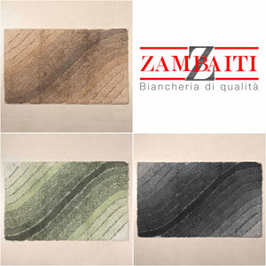 Tappeto arredo bagno disegno ondulato antiscivolo Kaleido Zambaiti
