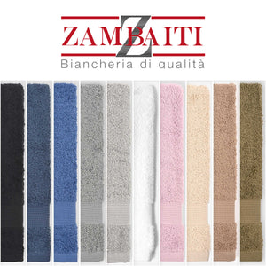 Asciugamano Zambaiti Ospite 40x60 spugna 100% cotone 550 g/m²