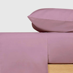 Completo Letto 100% cotone Made in Italy Zambaiti sugar ciclamino
