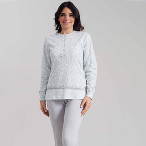 Pigiama donna caldo cotone Irge IR1892