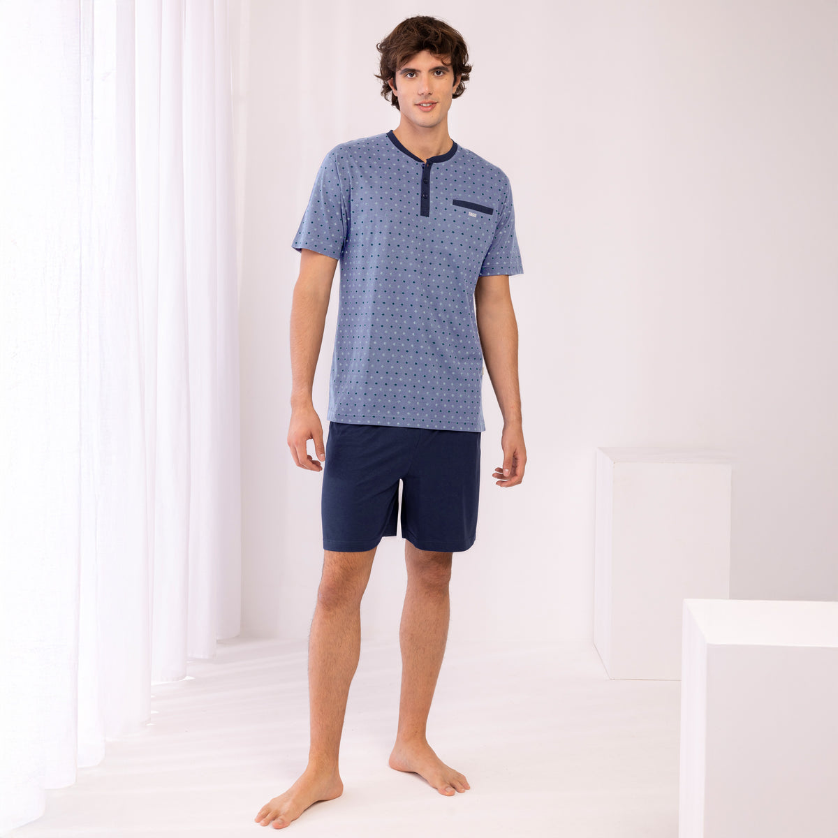Pigiama uomo estivo 100% cotone Irge IRC2226 / CUC131