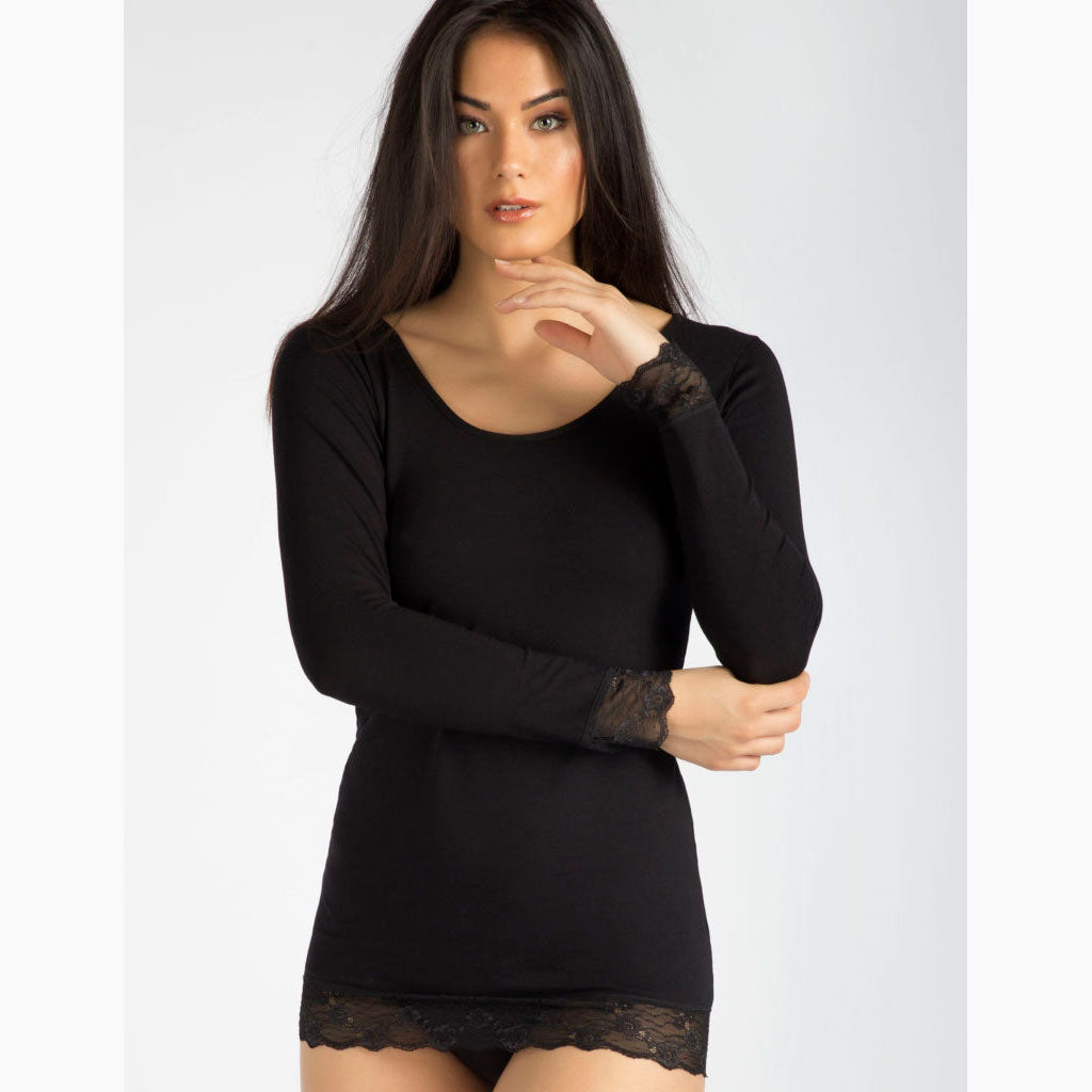 Maglia donna Irge IR/MD/46 manica lunga caldo cotone