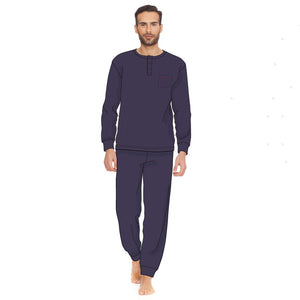 Pigiama uomo serafino 100% cotone Irge IRL1970