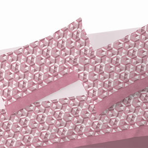 Completo letto singolo fantasia geometrica cotone Biancaluna Ivet