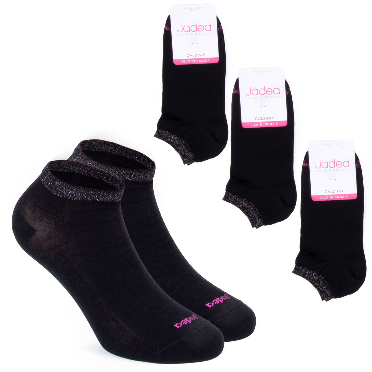 Calzini donna Jadea 21007 neri 3 pz. var. B