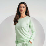 Pigiama donna Jadea 3147 100% cotone lime