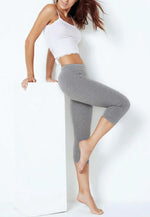 Leggings da donna capri Jadea 4266 corto in cotone elasticizzato