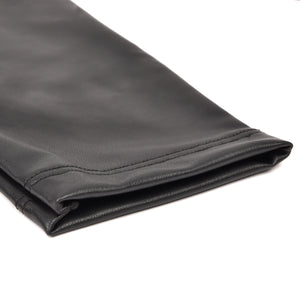 Leggings Jadea 4877 in eco pelle nero