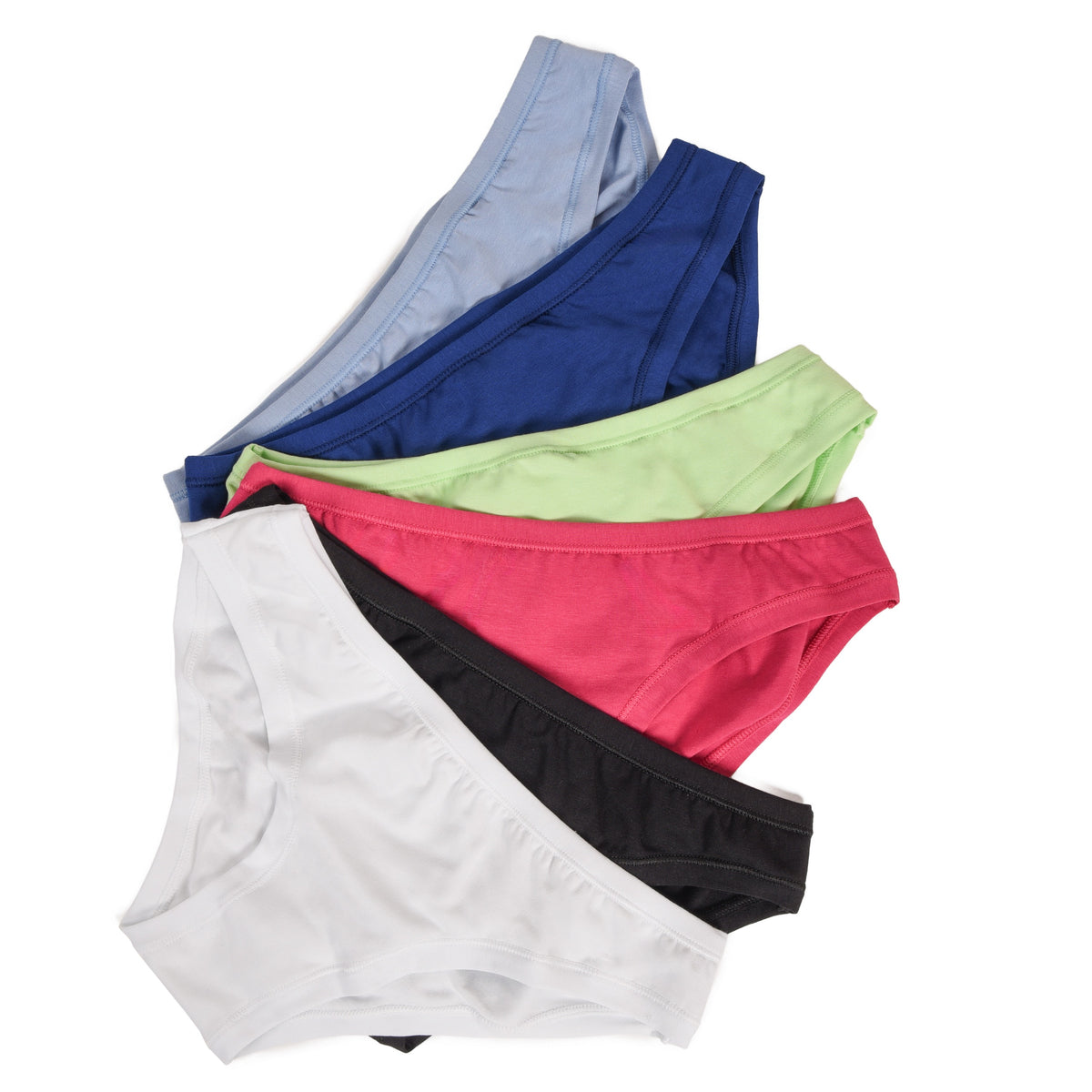 Slip Jadea vita bassa cotone elasticizzato Jasmine - 6 pezzi