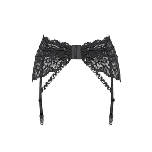 Sexy reggicalze Obsessive Joylace garter belt pizzo perle bianche