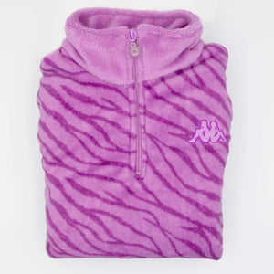Pigiama donna Kappa 20673 pile collo alto magenta