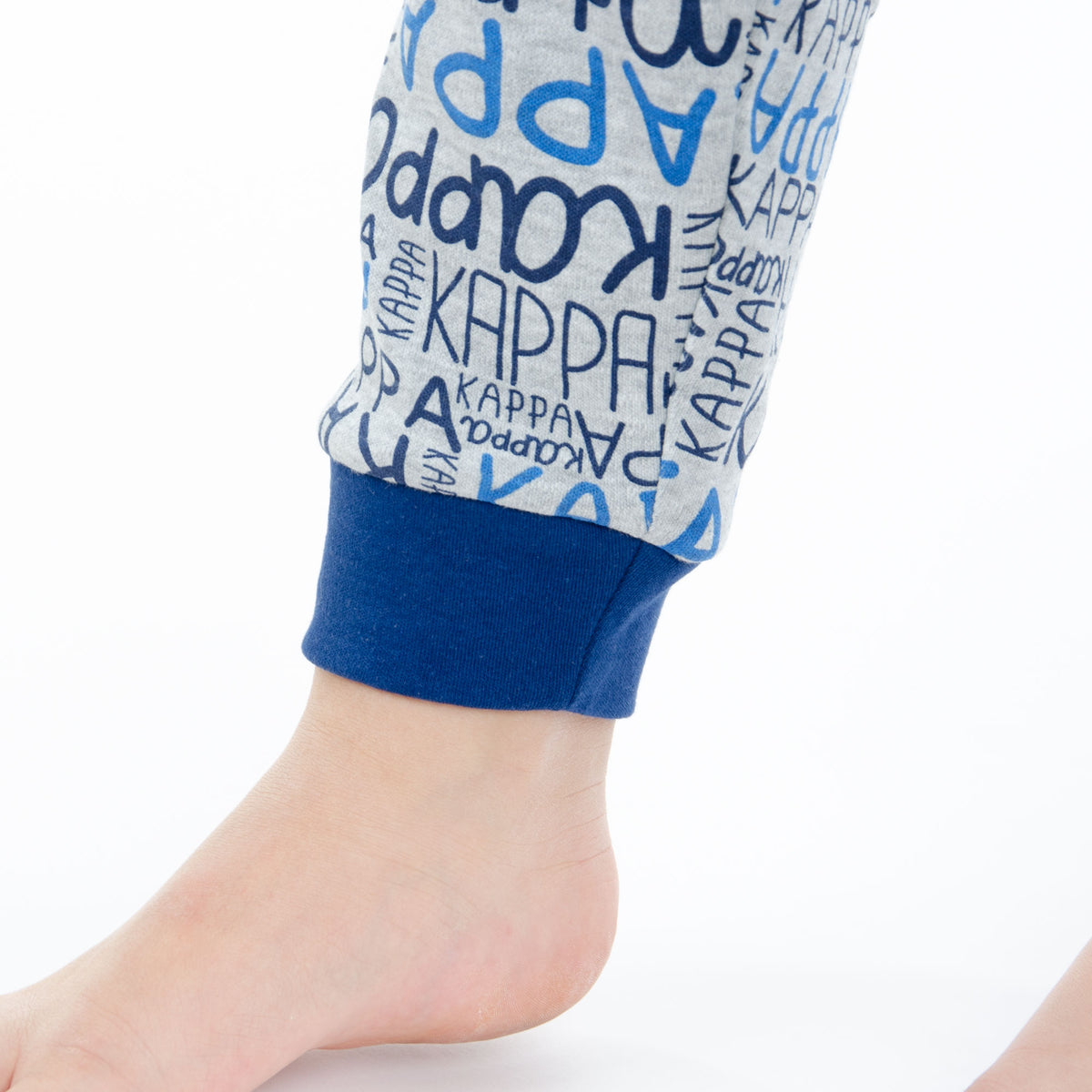 Pigiama bambino Kappa caldo cotone colorato 21420 navy