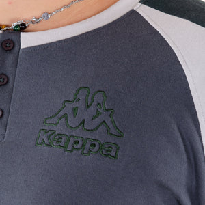 Pigiama uomo calibrato Kappa 21273 caldo cotone conformato grigio piombo