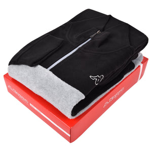 Tuta uomo pile micropolar con zip Kappa caviar KMW 22132