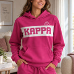 Tuta donna con cappuccio felpata Kappa KWW26602
