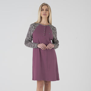 Camicia da notte donna serafino caldo cotone karelpiù KF5050