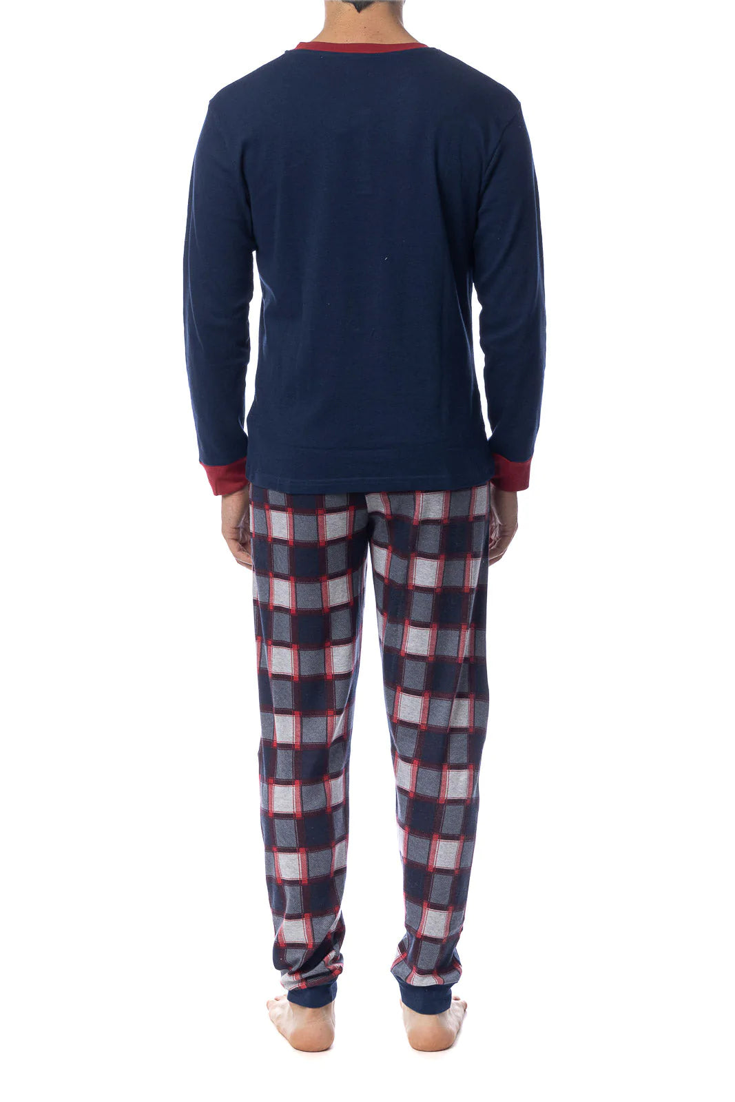 Pigiama uomo invernale Kappa KMW22101 caldo cotone navy