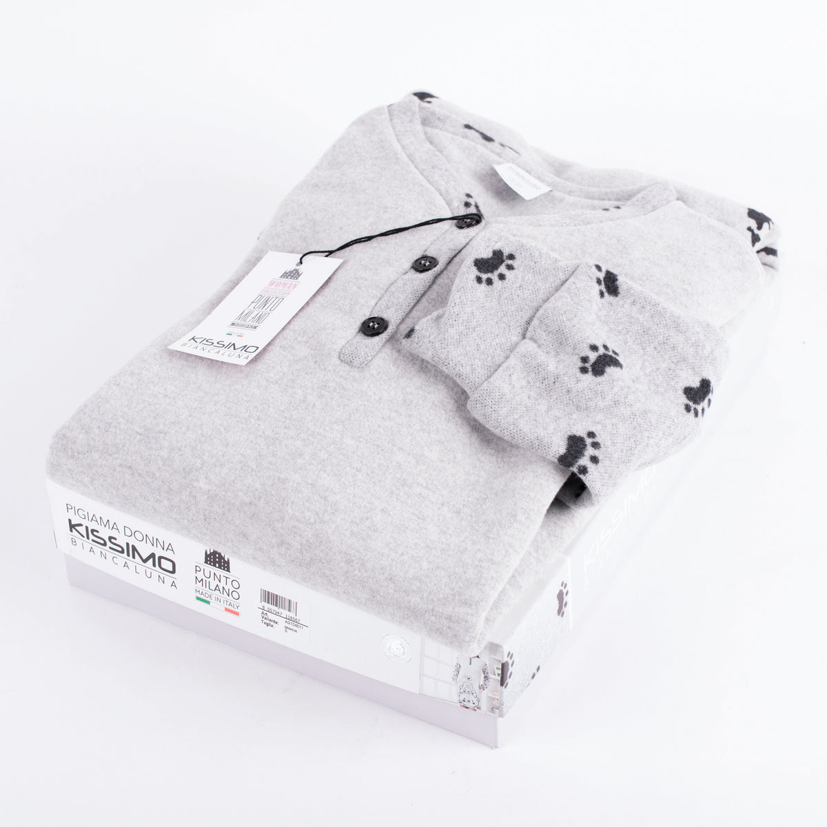 Maximaglia abitino Biancaluna D6511 punto milano orsi grigio