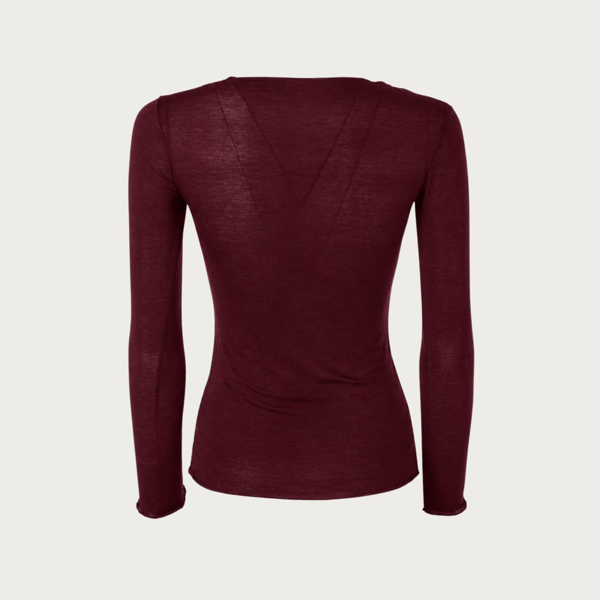 Maglia donna scollo a V con pizzo in cashmere Biancaluna Perla