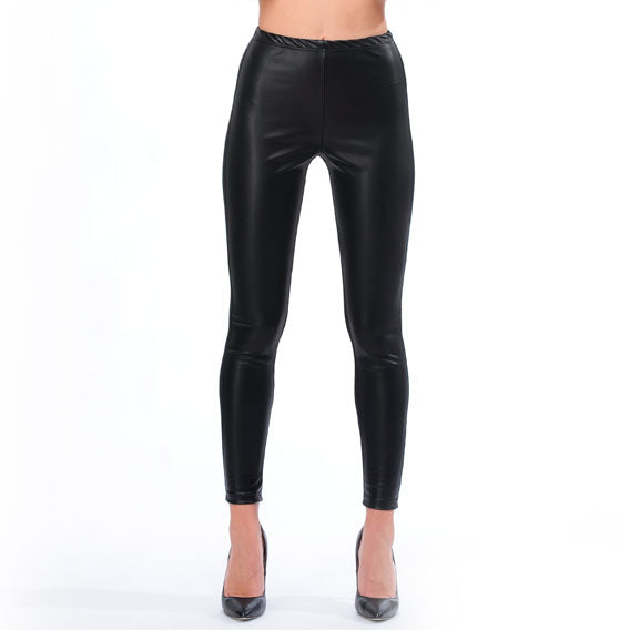 Leggings donna Kissimo Biancaluna KK412 eco pelle