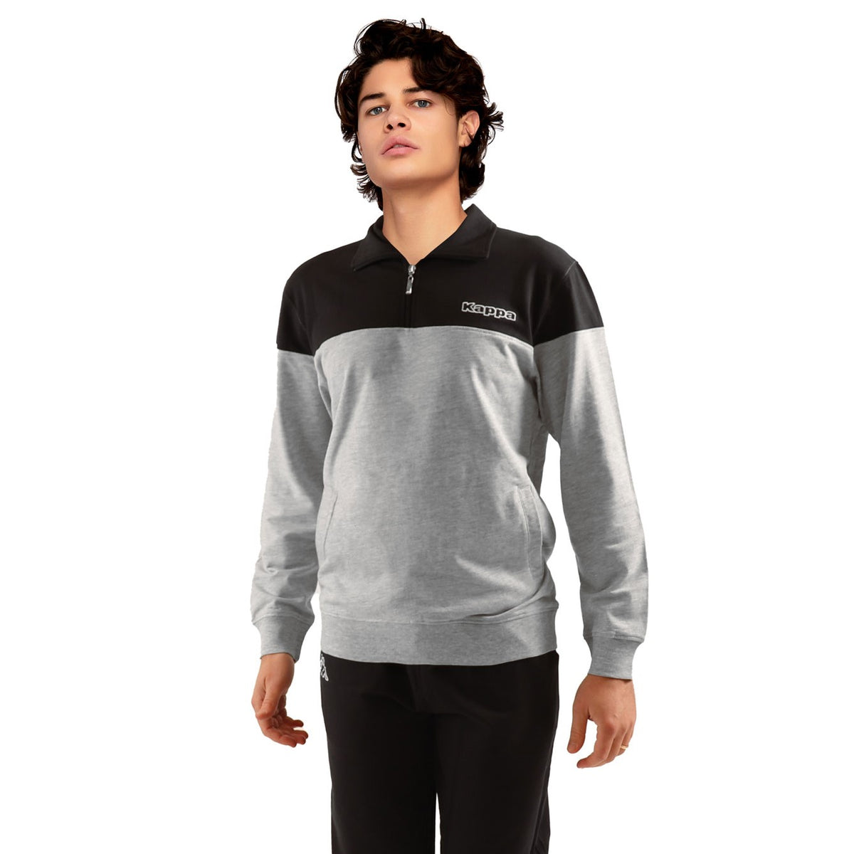 Pigiama tuta uomo Kappa 21258 cotone maglia bicolore