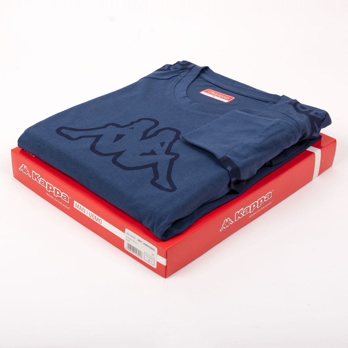 Pigiama Kappa uomo in cotone leggero sportivo KMS 22809 blu
