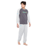 Pigiama Kappa uomo in cotone leggero sportivo KMS 22812 piombo