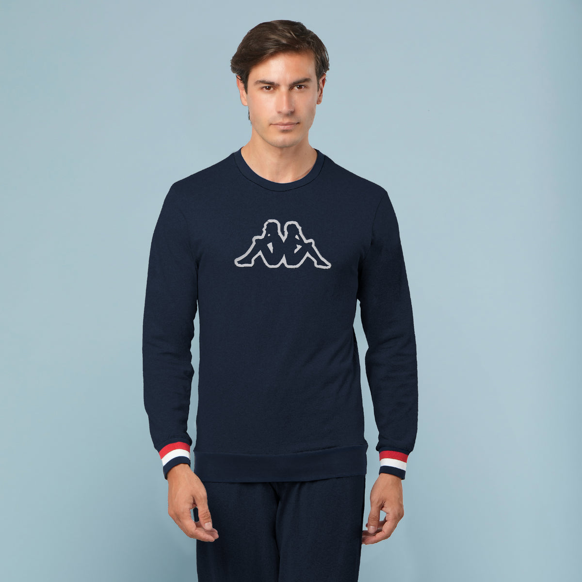 Pigiama lungo uomo Kappa KMS24016 cotone leggero