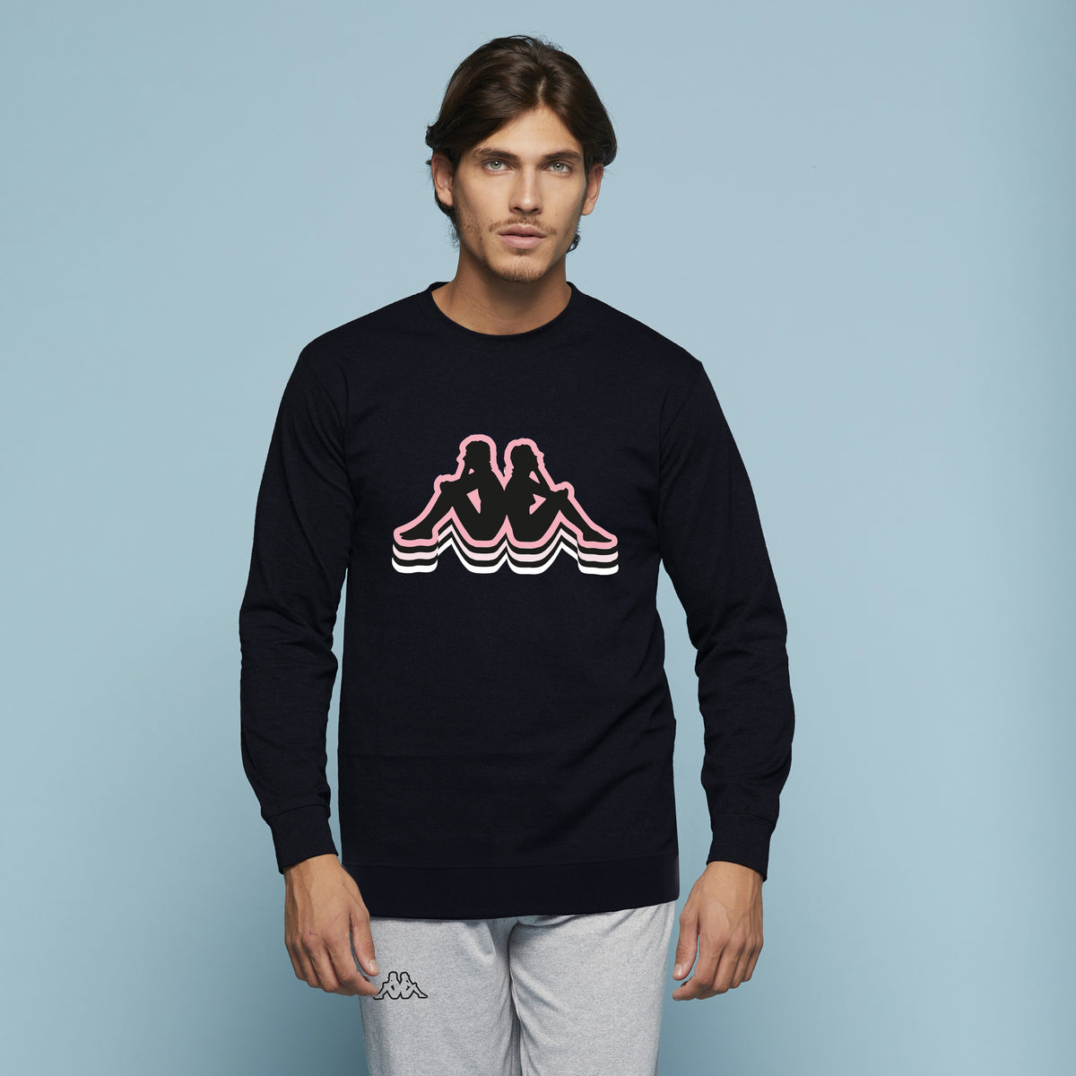 Pigiama lungo uomo Kappa KMS24050 cotone leggero