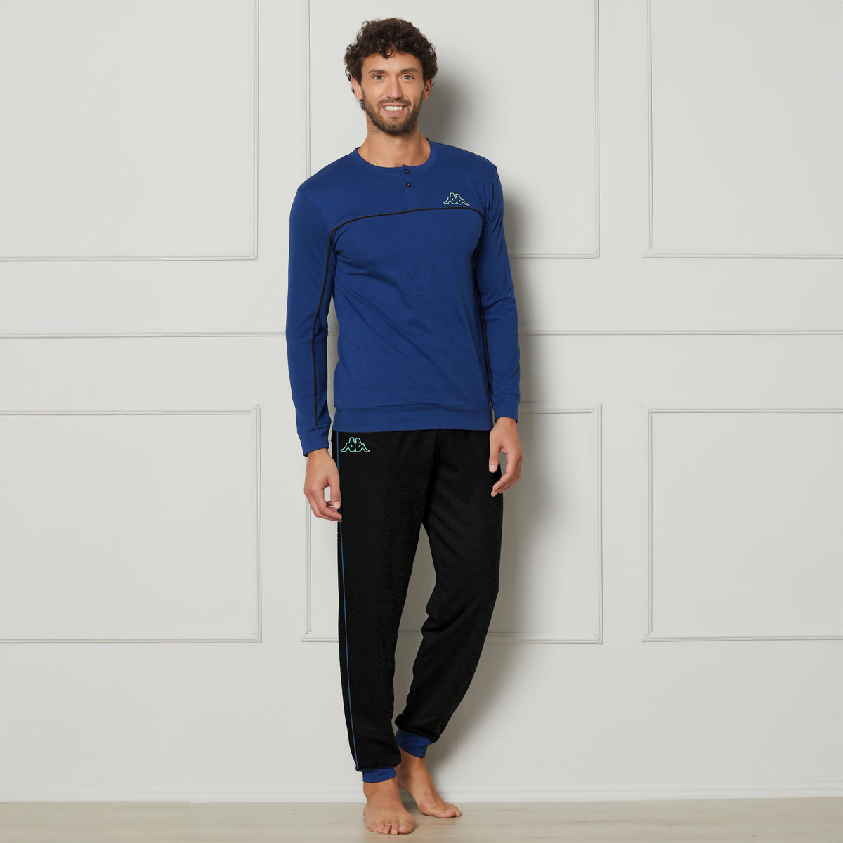 Pigiama Uomo in cotone primaverile Kappa KMS25415