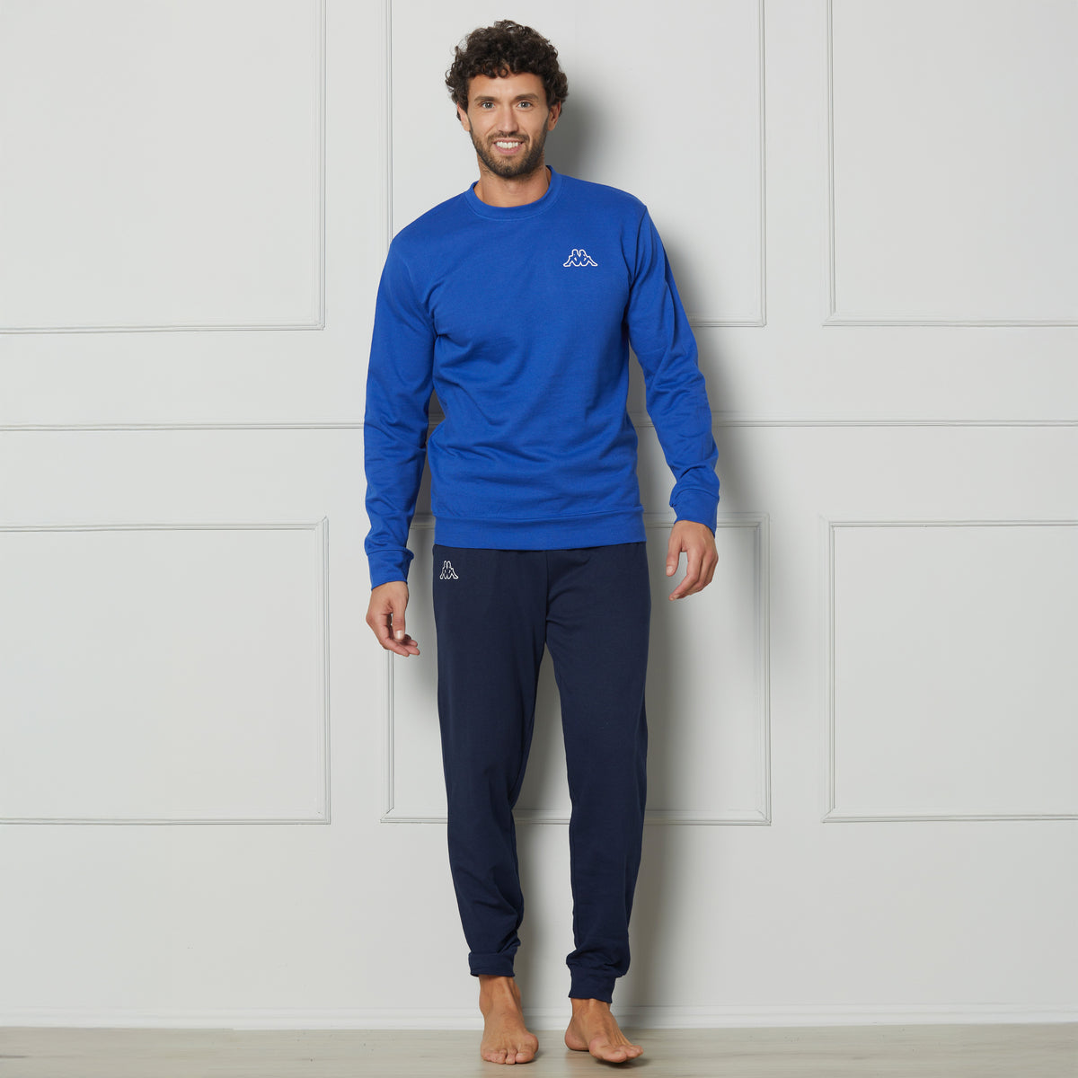 Pigiama Uomo in cotone maglia modello felpa Kappa KMS25461