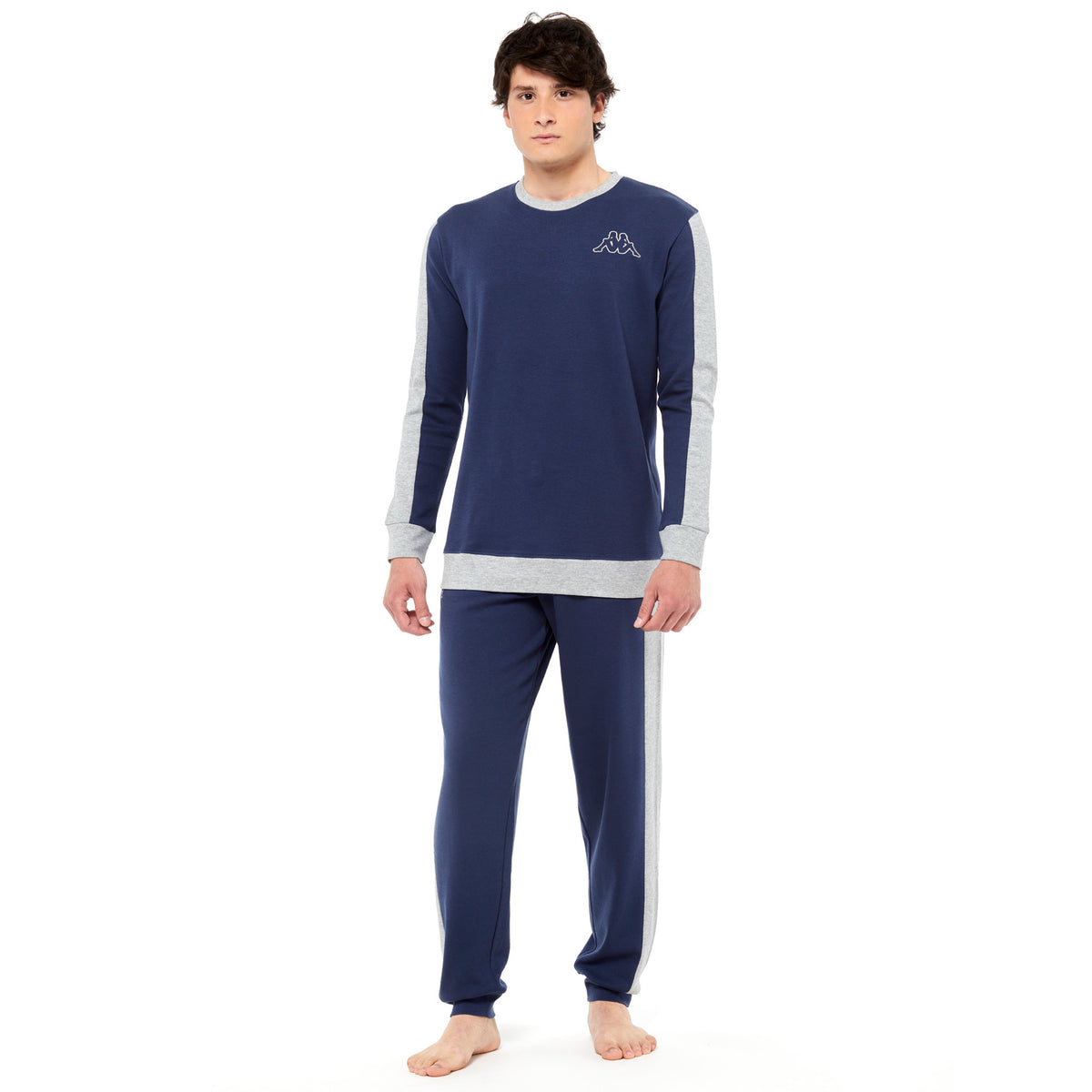 Pigiama Kappa uomo caldo cotone 21267 navy