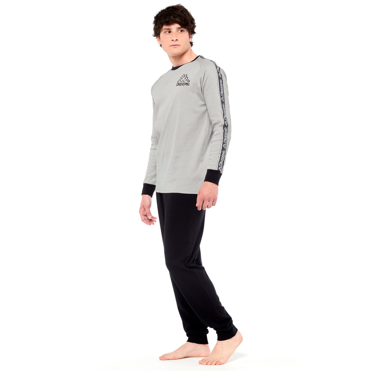 Pigiama uomo Kappa 21271 caldo cotone sportivo con polsini