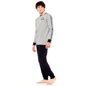 Pigiama uomo Kappa 21271 caldo cotone sportivo con polsini