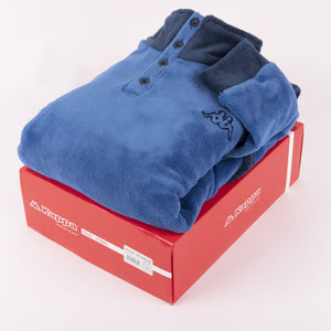 Pigiama uomo coral Kappa caldissimo 21296 azzurro royal