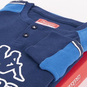 Pigiama tuta casa bambino Kappa 21425 clado cotone blu
