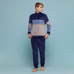 Pigiama uomo invernale Kappa KMW23962 pile coral