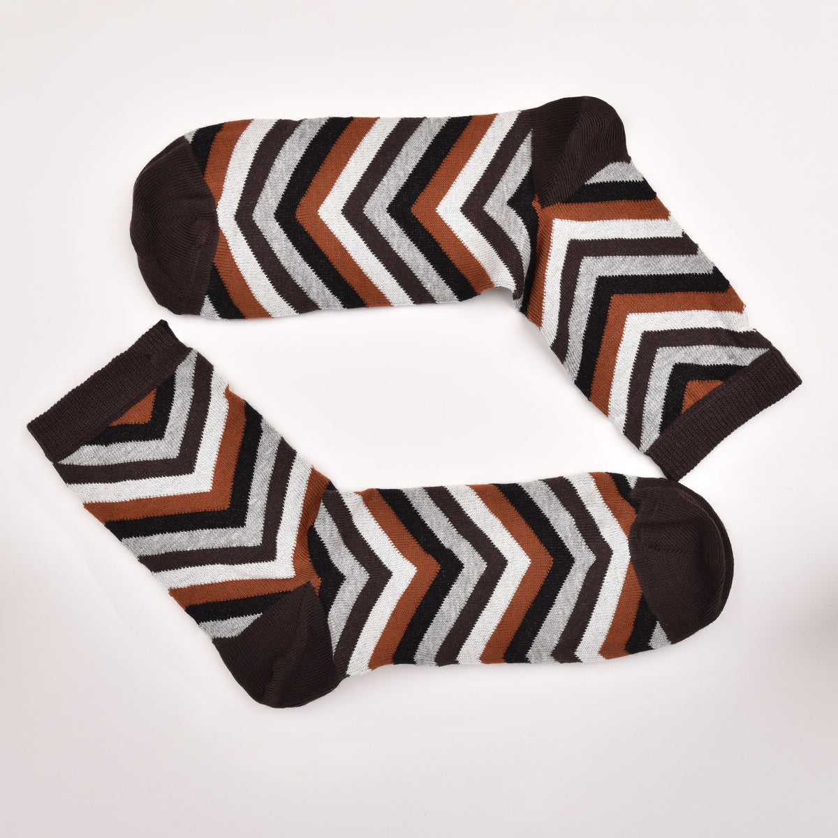 Calze donna Leon d'oro Kris 438 moda fantasia zig zag varB 3 paia