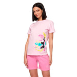 Pigiama donna Kappa 21326 corto in cotone stampato