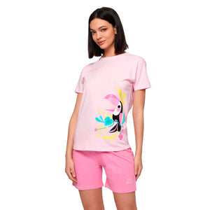 Pigiama donna Kappa 21326 corto in cotone stampato