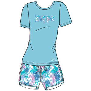 Pigiama donna Kappa 21331 corto in cotone
