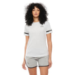 Pigiama donna Kappa KWS 22932 grigio melange sportivo cotone