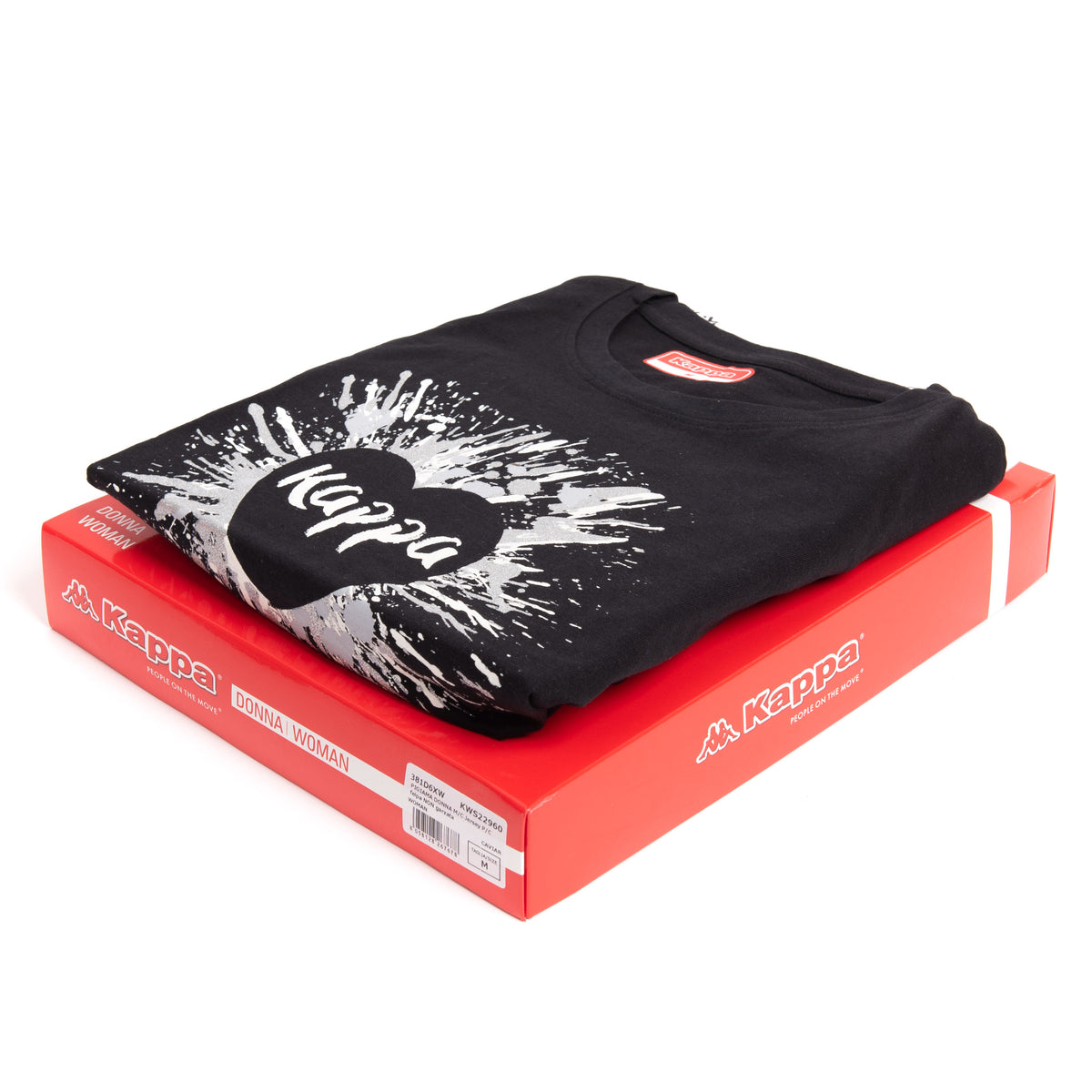 Pigiama donna Kappa cotone estivo KWS 22960 nero