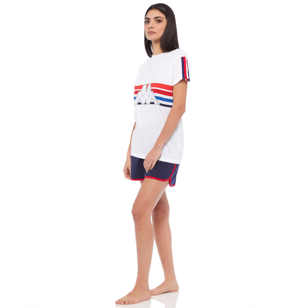 Pigiama donna Kappa cotone estivo modello sportivo 23850