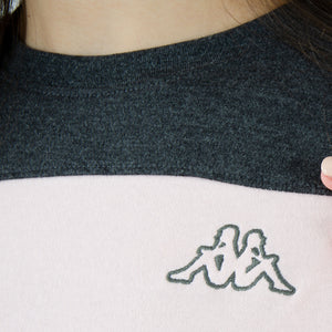 Pigiama Kappa donna caldo cotone 21386 rosa antracite