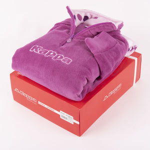 Pigiama donna in coral caldo Kappa 21705 rosa pois