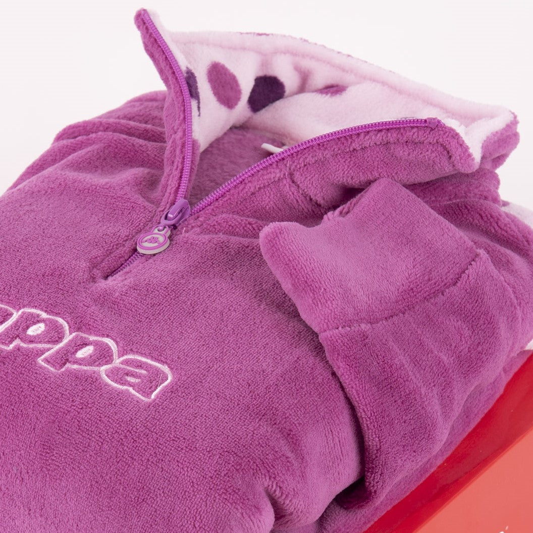 Pigiama donna in coral caldo Kappa 21705 rosa pois