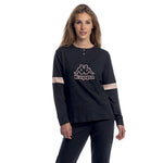 Pigiama Kappa donna nero caldo cotone modello sportivo KWW22207