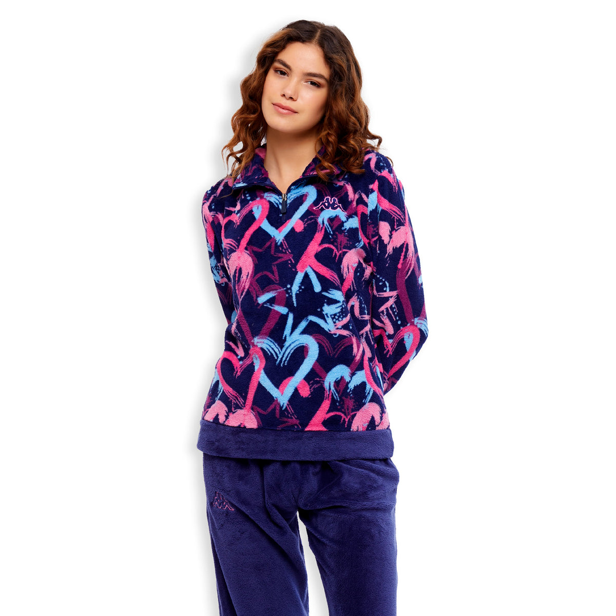 Pigiama donna in coral navy Kappa KWW22243