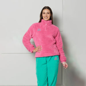 Pigiama Donna scollo a serafino e collo alto in caldo coral Kappa 24755